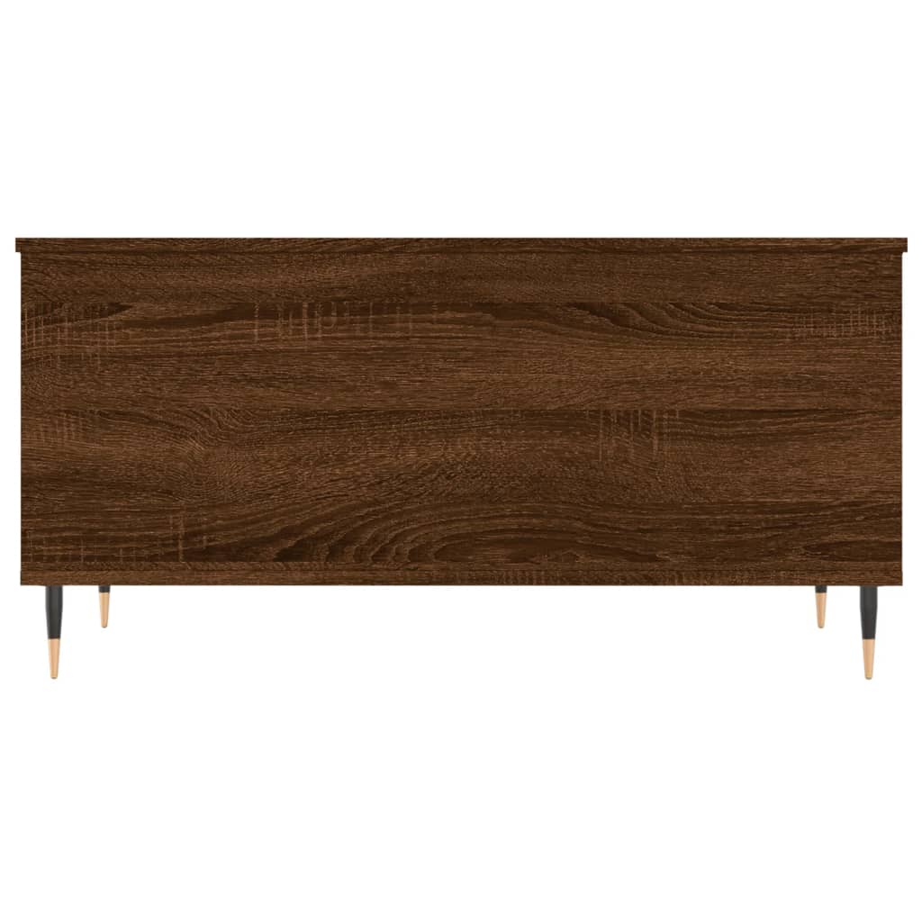 vidaXL Coffee Table Brown Oak 90x44.5x45 cm Engineered Wood