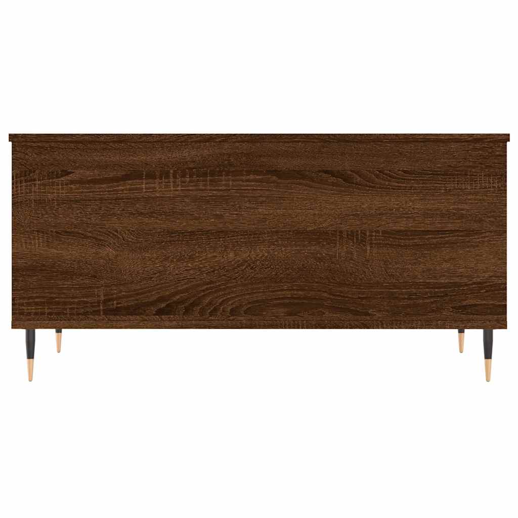 vidaXL Coffee Table Brown Oak 90x44,5x45 cm Engineered Wood