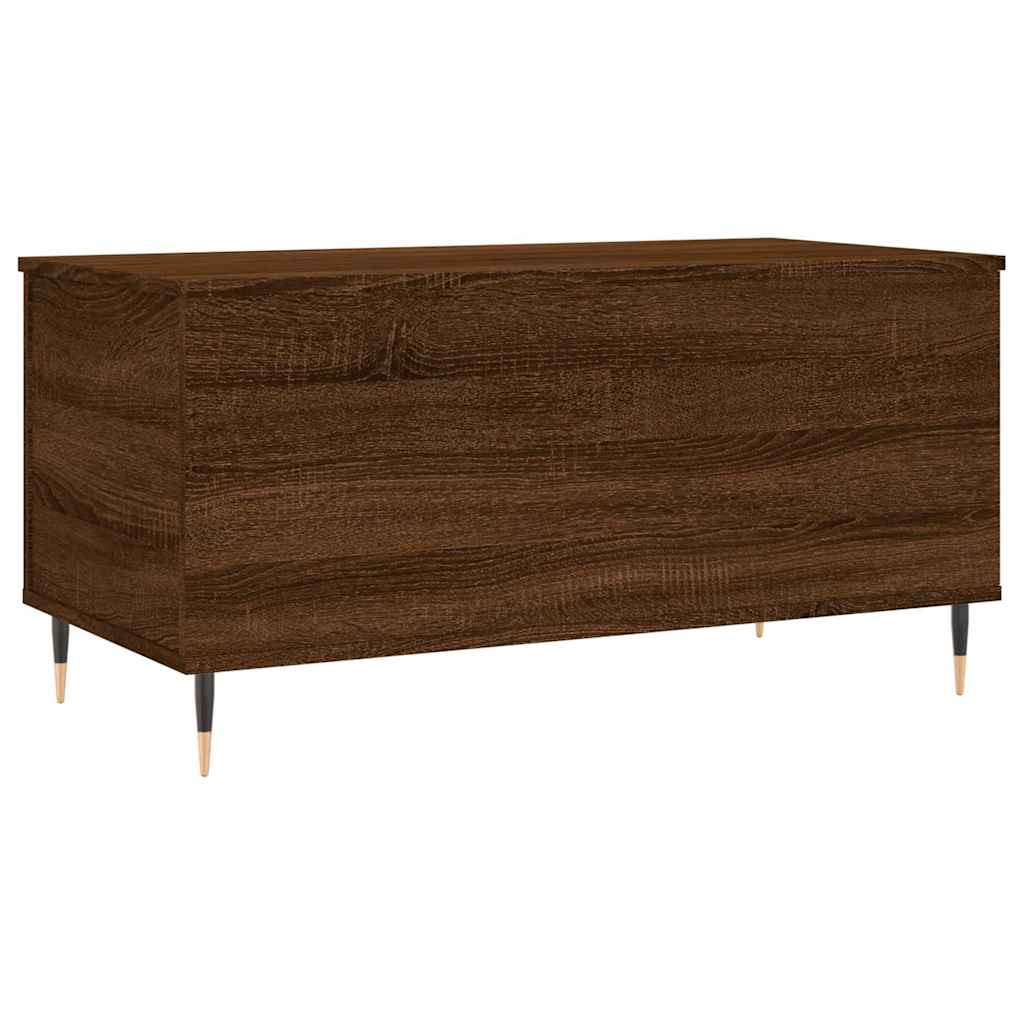 vidaXL Coffee Table Brown Oak 90x44,5x45 cm Engineered Wood