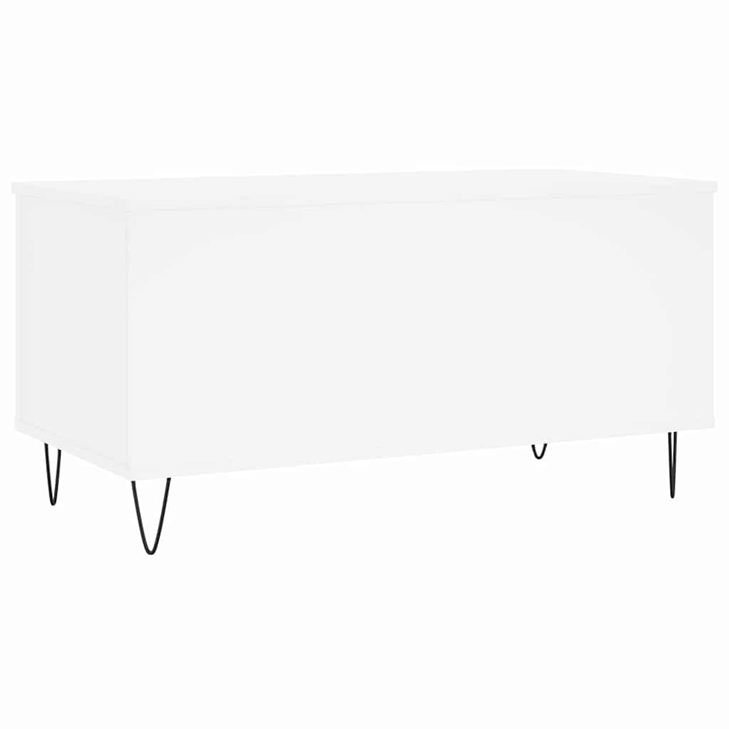 vidaXL Coffee Table White 90x44,5x45 cm Engineered Wood