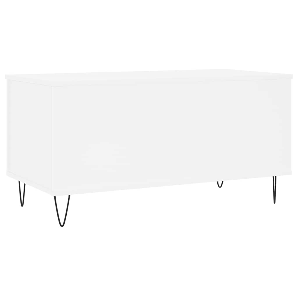 vidaXL Coffee Table White 90x44,5x45 cm Engineered Wood