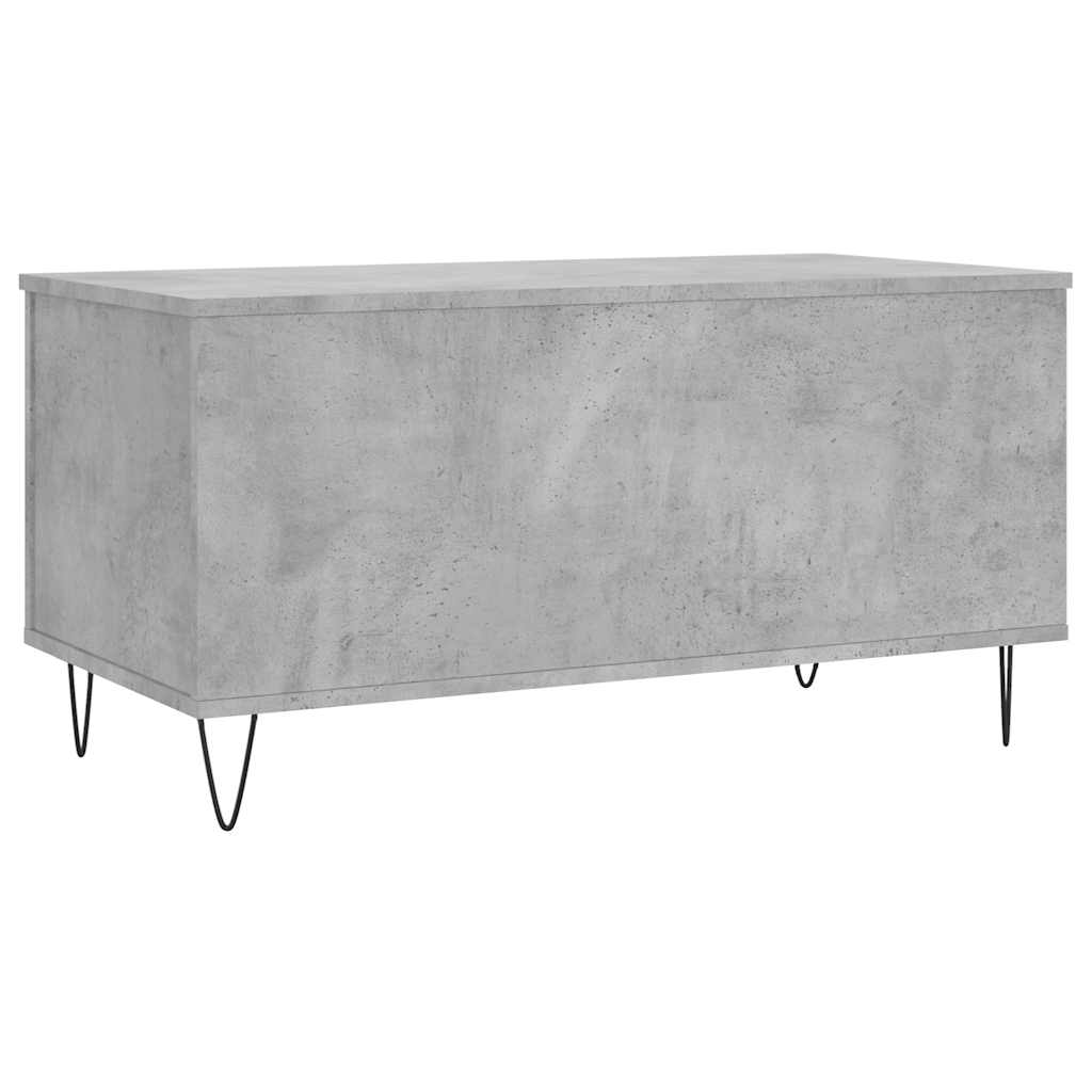 vidaXL Coffee Table Concrete Grey 90x44,5x45 cm Engineered Wood