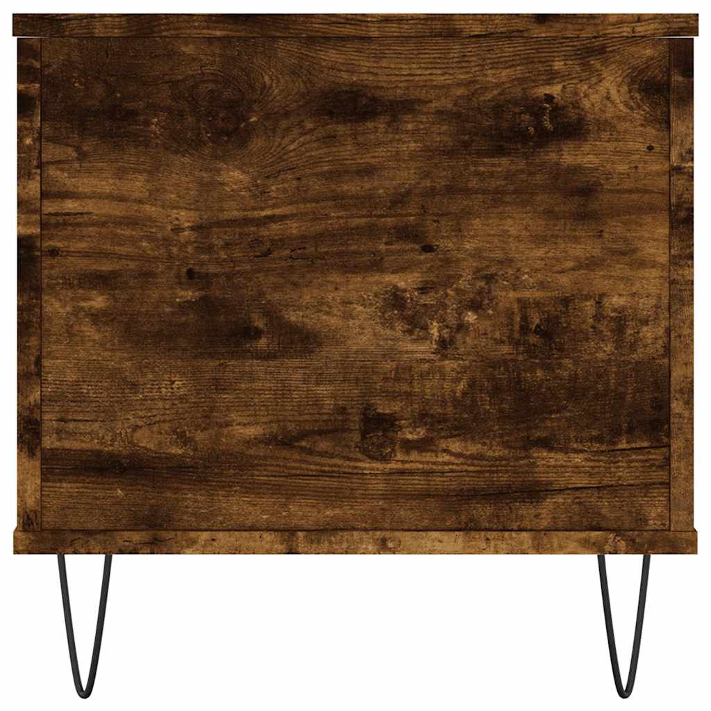 vidaXL Coffee Table Smoked Oak 90x44.5x45 cm Engineered Wood