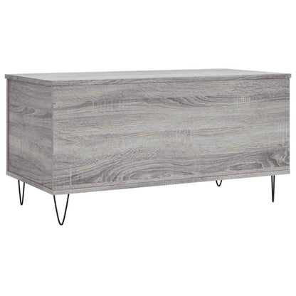 vidaXL Coffee Table Grey Sonoma 90x44,5x45 cm Engineered Wood