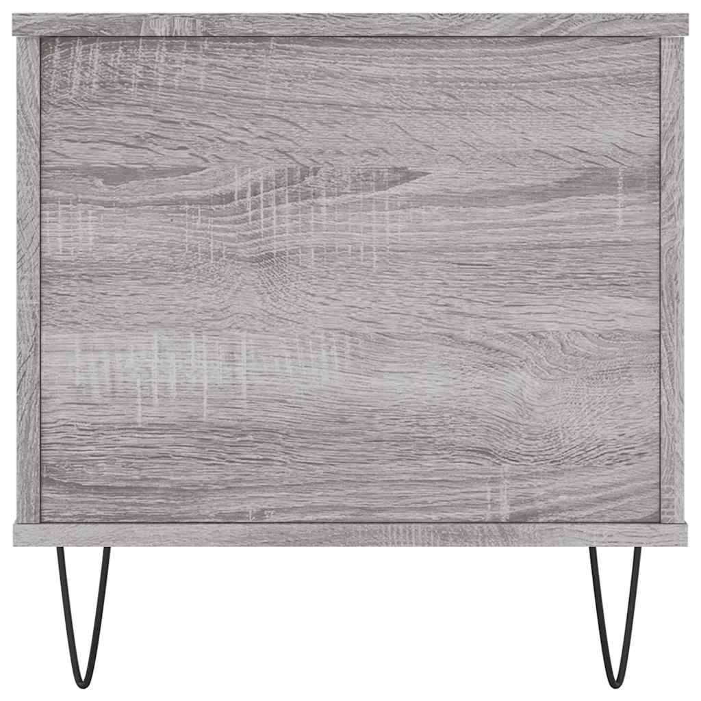 vidaXL Coffee Table Grey Sonoma 90x44,5x45 cm Engineered Wood