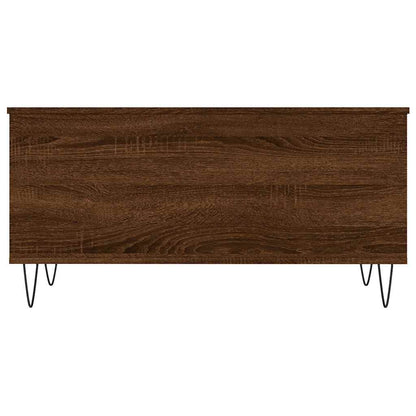 vidaXL Coffee Table Brown Oak 90x44.5x45 cm Engineered Wood