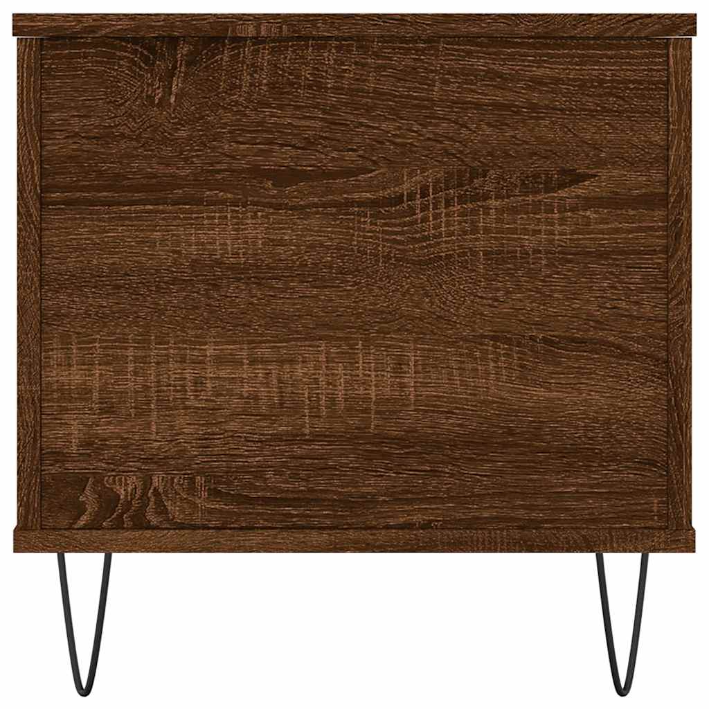 vidaXL Coffee Table Brown Oak 90x44,5x45 cm Engineered Wood