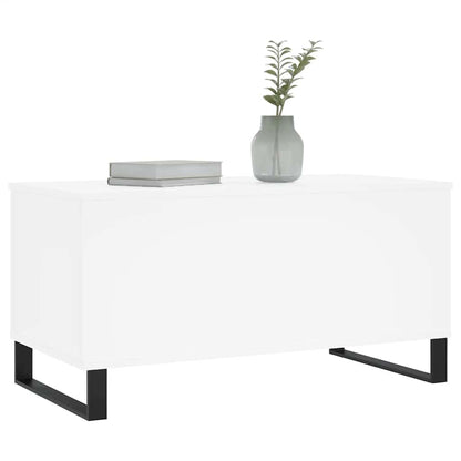 vidaXL Coffee Table White 90x44,5x45 cm Engineered Wood