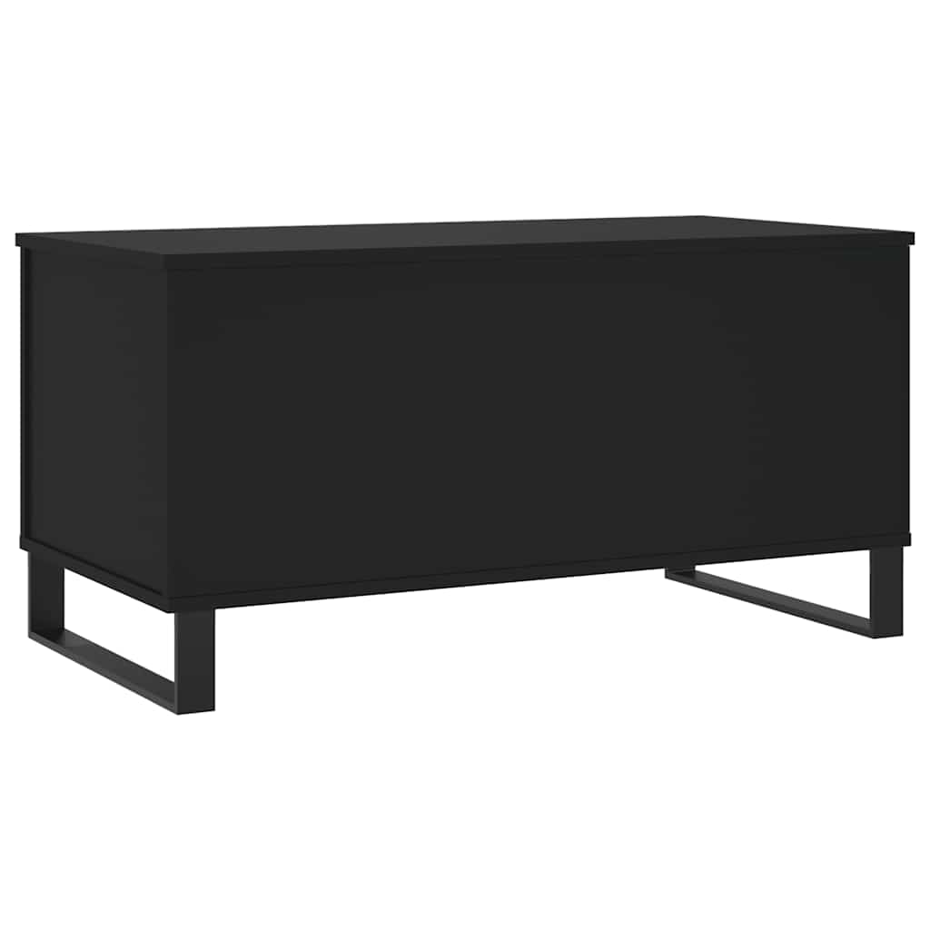 vidaXL Coffee Table Black 90x44,5x45 cm Engineered Wood