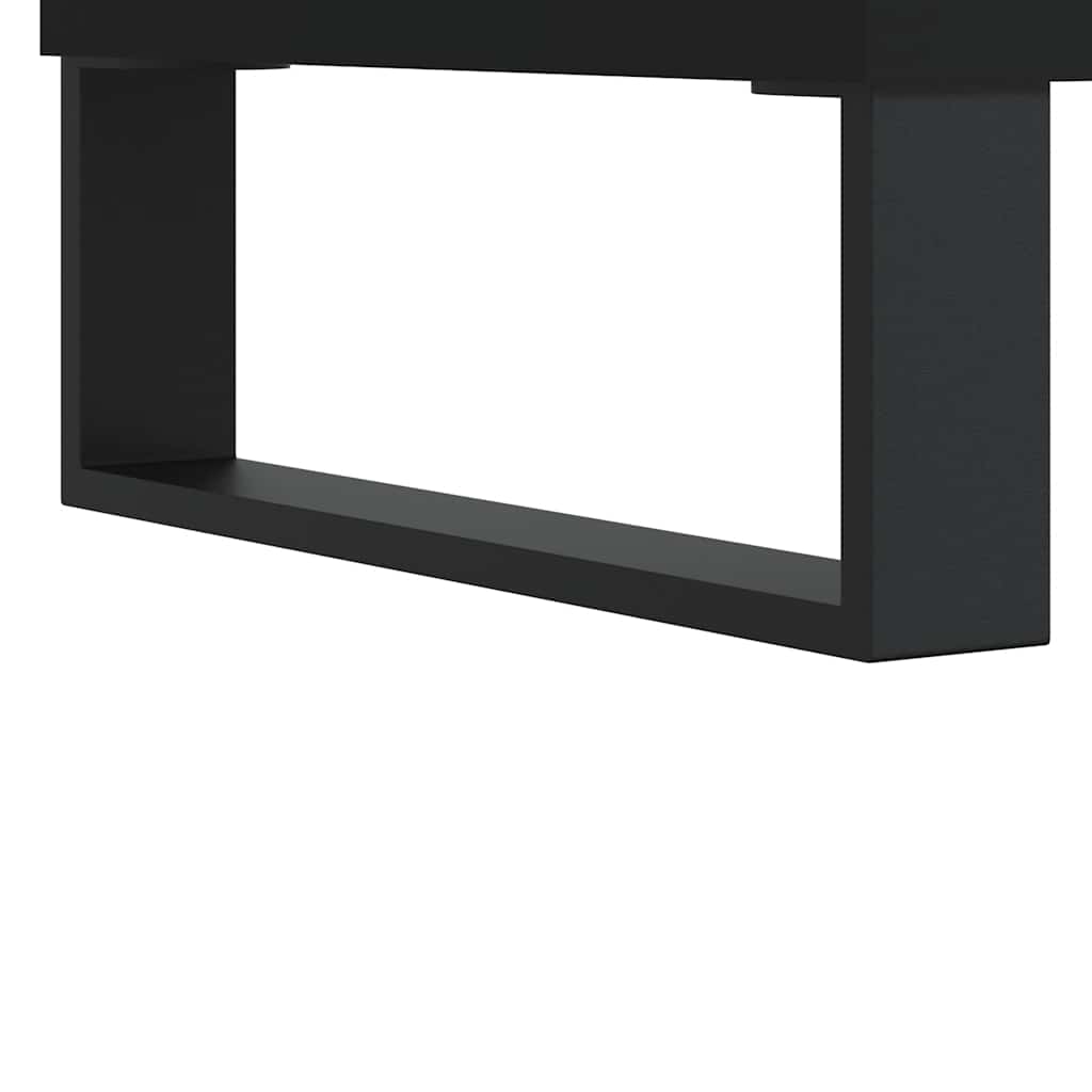 vidaXL Coffee Table Black 90x44,5x45 cm Engineered Wood