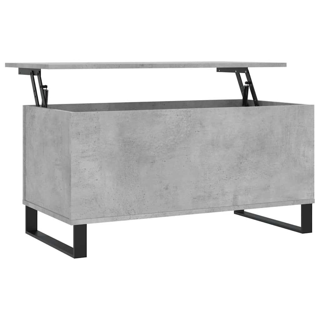 vidaXL Coffee Table Concrete Grey 90x44,5x45 cm Engineered Wood