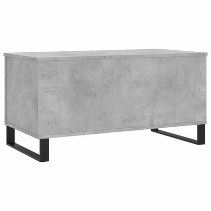 vidaXL Coffee Table Concrete Grey 90x44,5x45 cm Engineered Wood