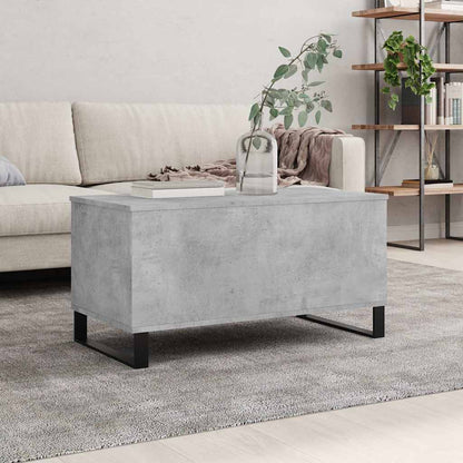 vidaXL Coffee Table Concrete Grey 90x44,5x45 cm Engineered Wood
