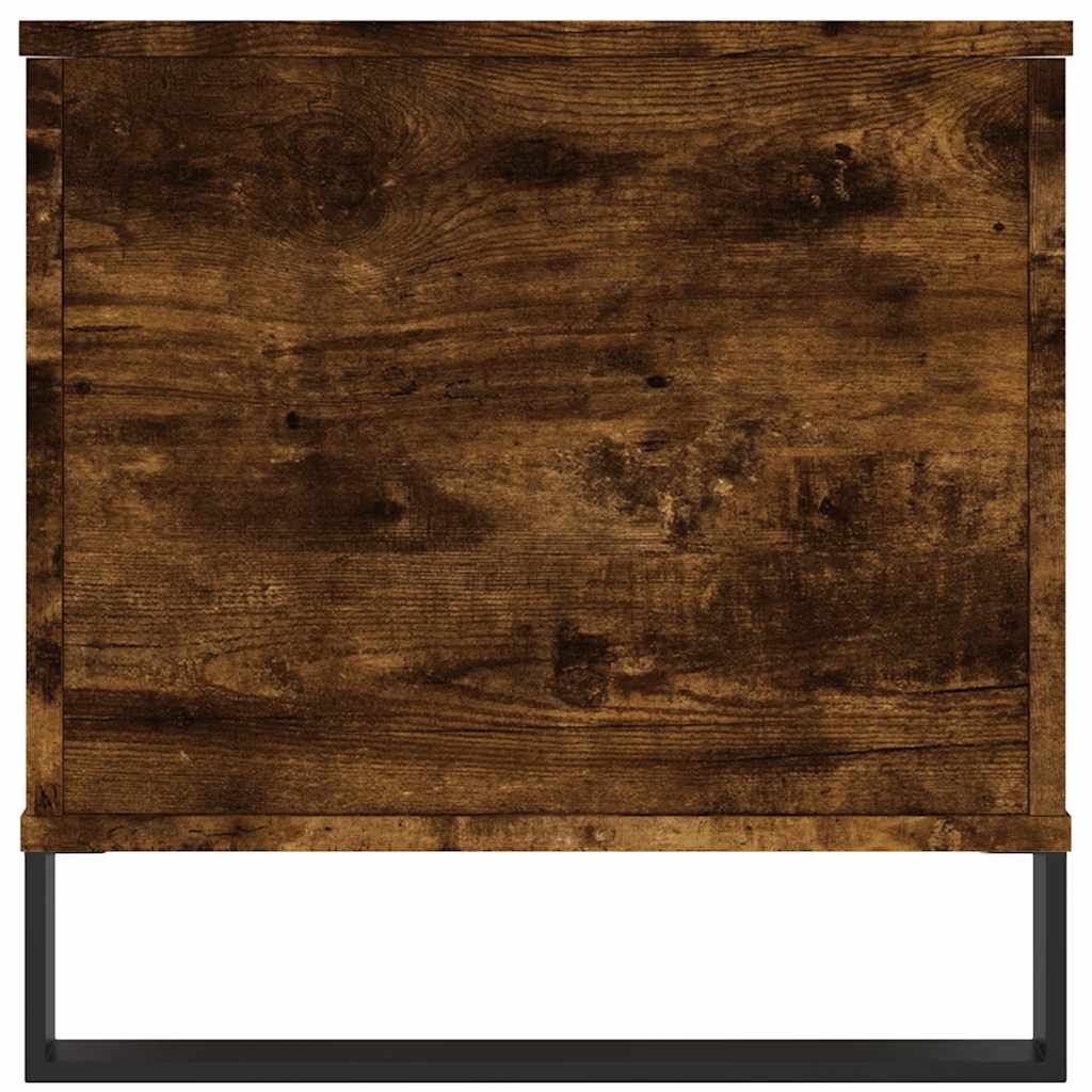 vidaXL Coffee Table Smoked Oak 90x44,5x45 cm Engineered Wood