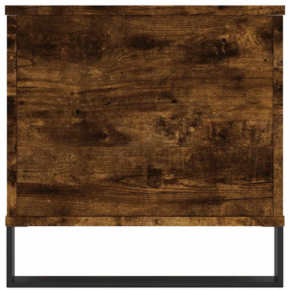 vidaXL Coffee Table Smoked Oak 90x44,5x45 cm Engineered Wood