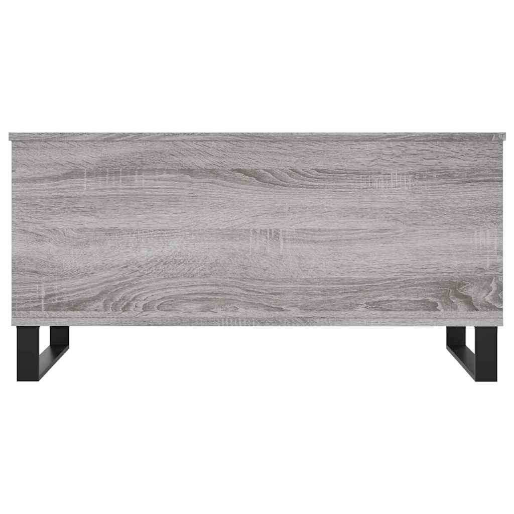 vidaXL Coffee Table Grey Sonoma 90x44.5x45 cm Engineered Wood
