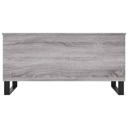 vidaXL Coffee Table Grey Sonoma 90x44.5x45 cm Engineered Wood