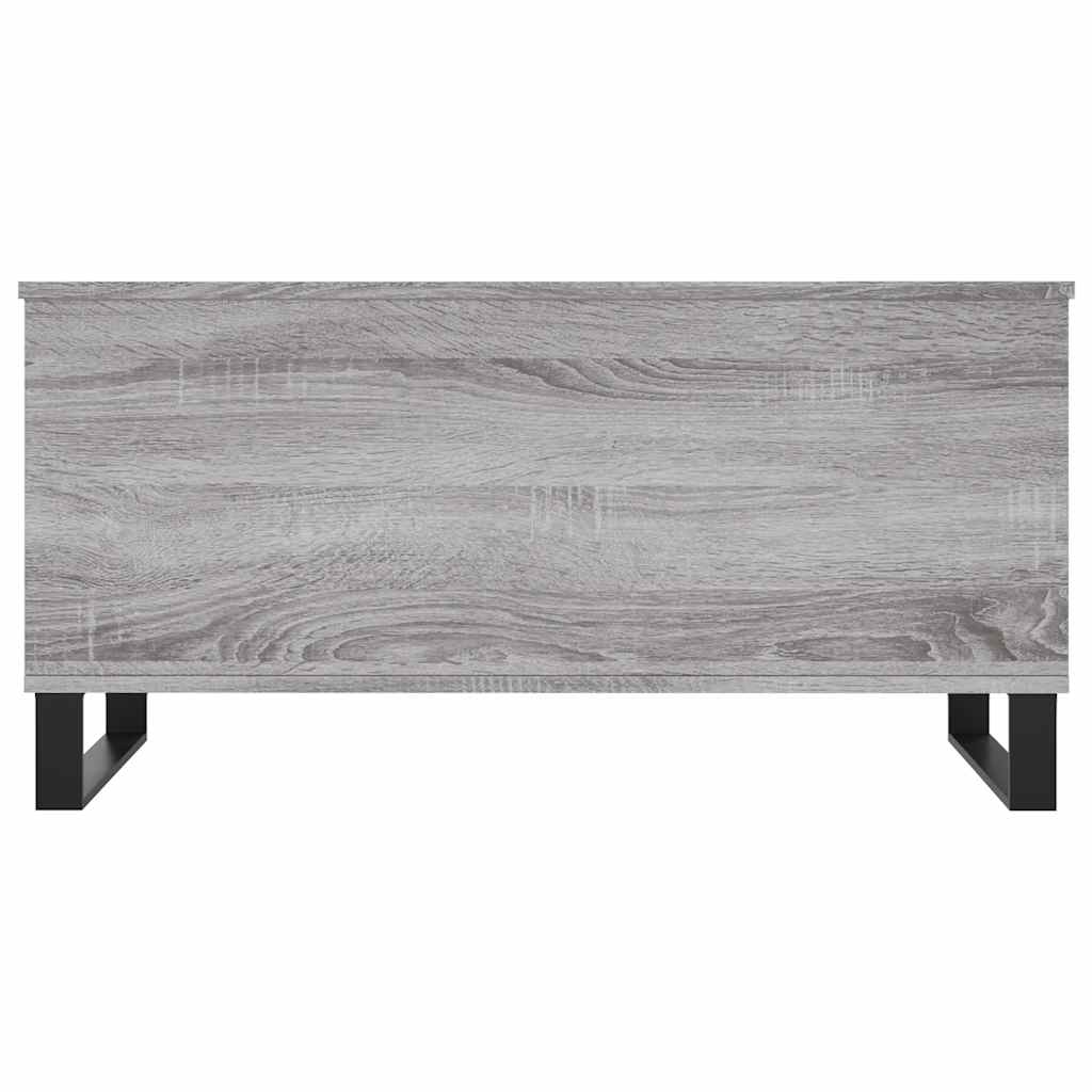 vidaXL Coffee Table Grey Sonoma 90x44,5x45 cm Engineered Wood