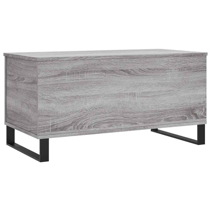 vidaXL Coffee Table Grey Sonoma 90x44,5x45 cm Engineered Wood