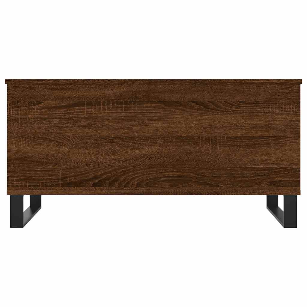 vidaXL Coffee Table Brown Oak 90x44.5x45 cm Engineered Wood