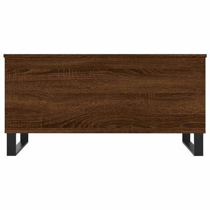 vidaXL Coffee Table Brown Oak 90x44.5x45 cm Engineered Wood