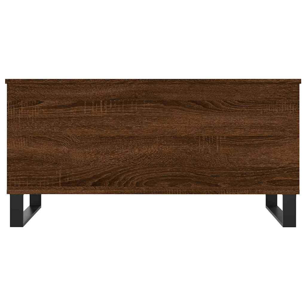vidaXL Coffee Table Brown Oak 90x44,5x45 cm Engineered Wood