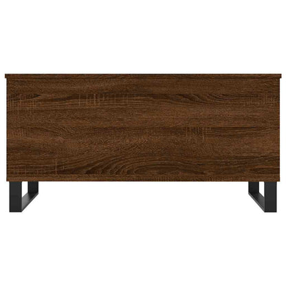 vidaXL Coffee Table Brown Oak 90x44,5x45 cm Engineered Wood