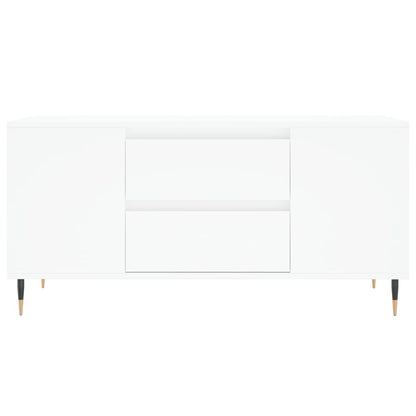 vidaXL Coffee Table White 102x44.5x50 cm Engineered Wood