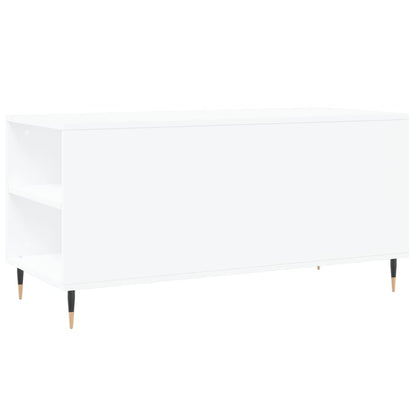 vidaXL Coffee Table White 102x44,5x50 cm Engineered Wood