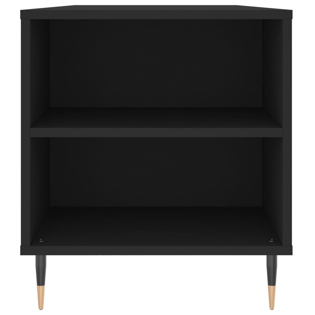 vidaXL Coffee Table Black 102x44.5x50 cm Engineered Wood
