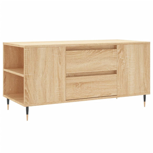 vidaXL Coffee Table Sonoma Oak 102x44,5x50 cm Engineered Wood