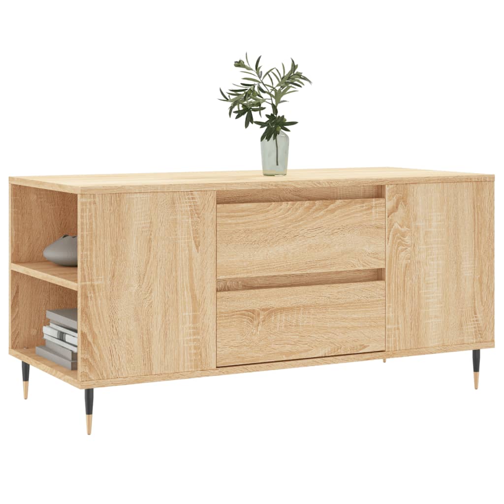 vidaXL Coffee Table Sonoma Oak 102x44,5x50 cm Engineered Wood