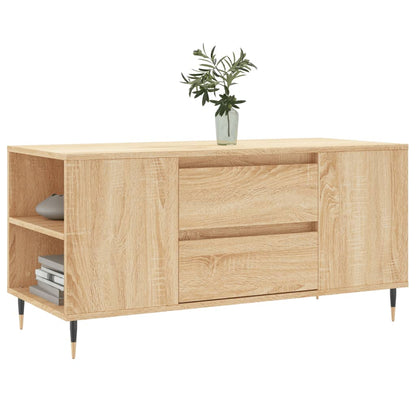vidaXL Coffee Table Sonoma Oak 102x44,5x50 cm Engineered Wood