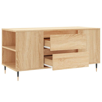 vidaXL Coffee Table Sonoma Oak 102x44,5x50 cm Engineered Wood