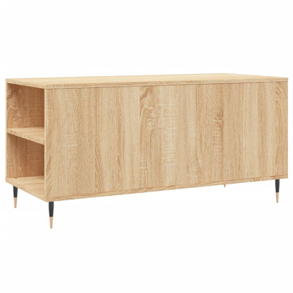 vidaXL Coffee Table Sonoma Oak 102x44,5x50 cm Engineered Wood