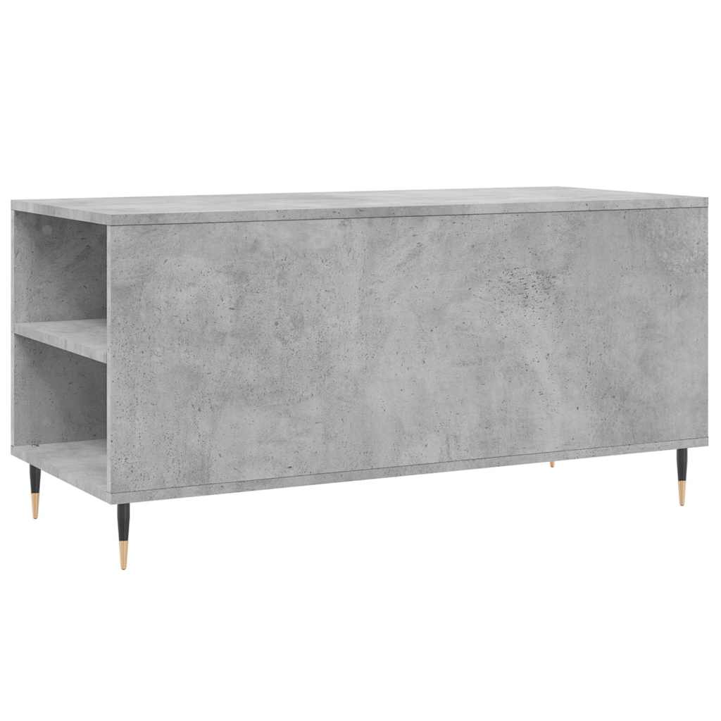 vidaXL Coffee Table Concrete Grey 102x44,5x50 cm Engineered Wood