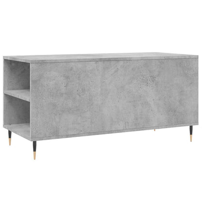 vidaXL Coffee Table Concrete Grey 102x44,5x50 cm Engineered Wood