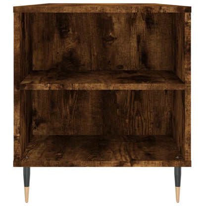 vidaXL Coffee Table Smoked Oak 102x44.5x50 cm Engineered Wood