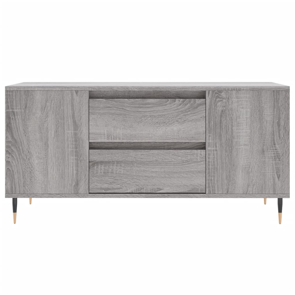 vidaXL Coffee Table Grey Sonoma 102x44,5x50 cm Engineered Wood