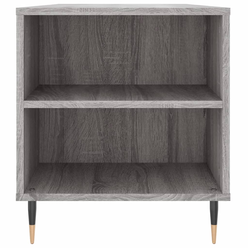 vidaXL Coffee Table Grey Sonoma 102x44.5x50 cm Engineered Wood