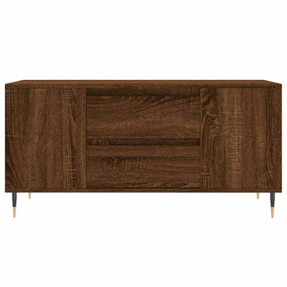 vidaXL Coffee Table Brown Oak 102x44.5x50 cm Engineered Wood