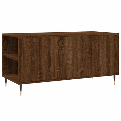 vidaXL Coffee Table Brown Oak 102x44,5x50 cm Engineered Wood