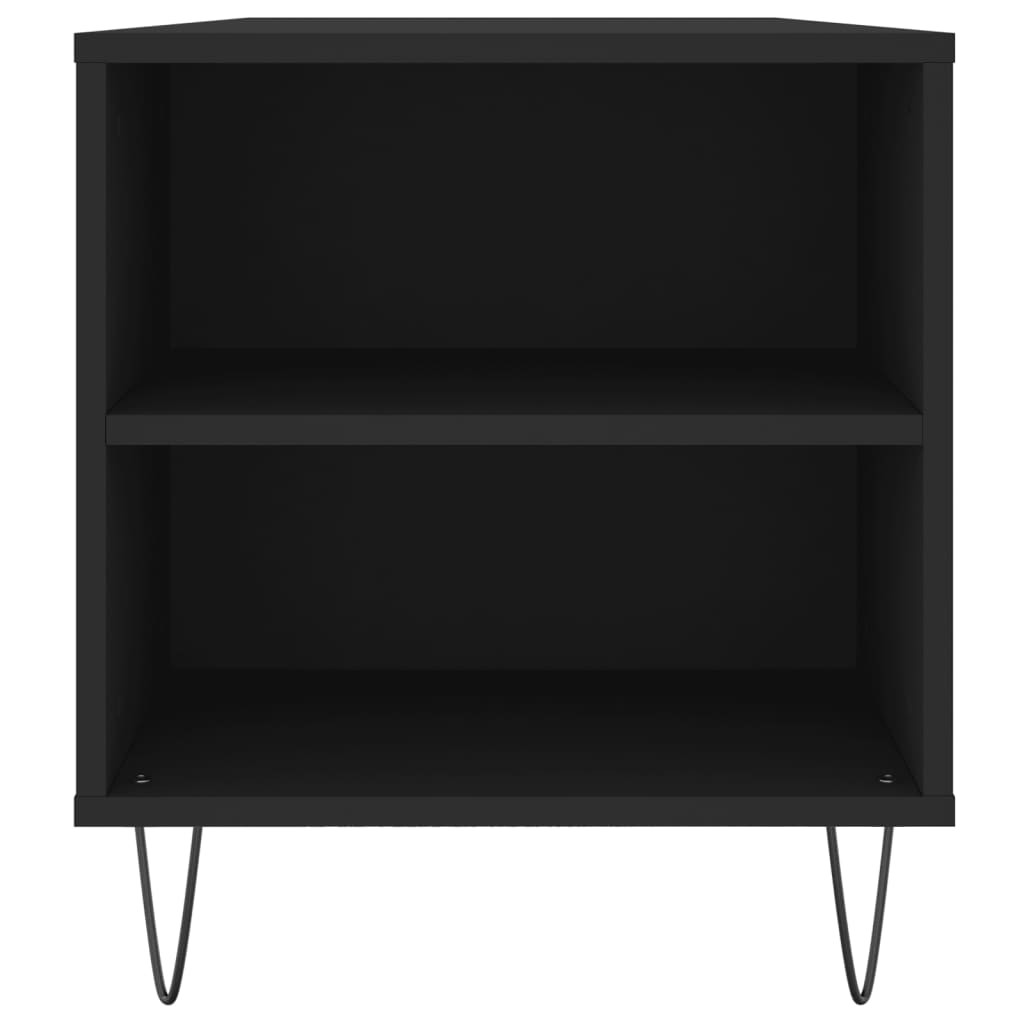 vidaXL Coffee Table Black 102x44,5x50 cm Engineered Wood