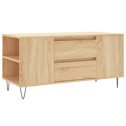 vidaXL Coffee Table Sonoma Oak 102x44.5x50 cm Engineered Wood