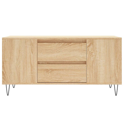 vidaXL Coffee Table Sonoma Oak 102x44.5x50 cm Engineered Wood