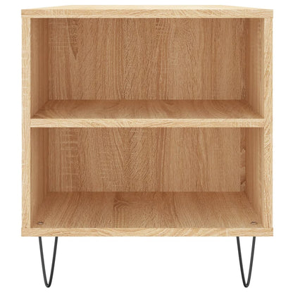 vidaXL Coffee Table Sonoma Oak 102x44.5x50 cm Engineered Wood