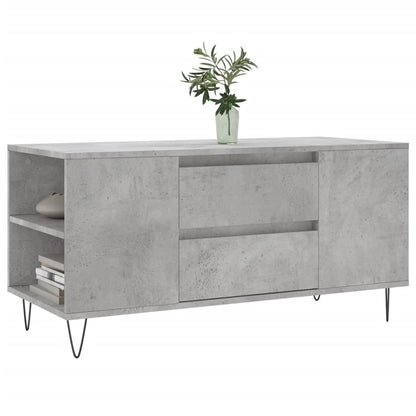 vidaXL Coffee Table Concrete Grey 102x44.5x50 cm Engineered Wood
