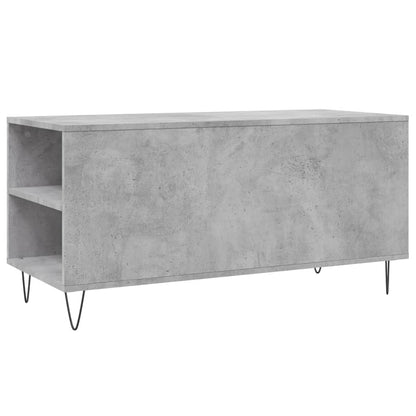 vidaXL Coffee Table Concrete Grey 102x44.5x50 cm Engineered Wood