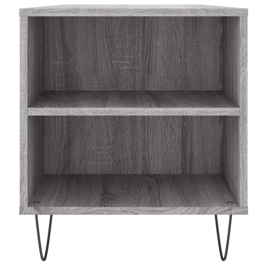 vidaXL Coffee Table Grey Sonoma 102x44.5x50 cm Engineered Wood