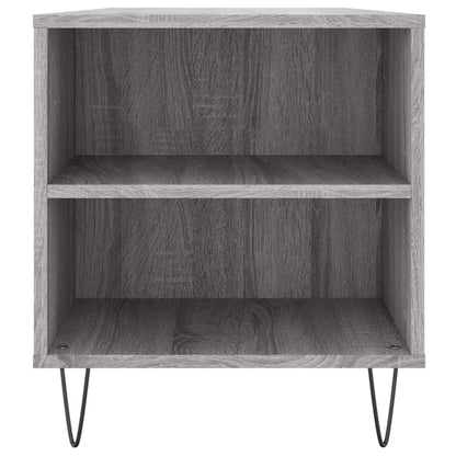 vidaXL Coffee Table Grey Sonoma 102x44.5x50 cm Engineered Wood